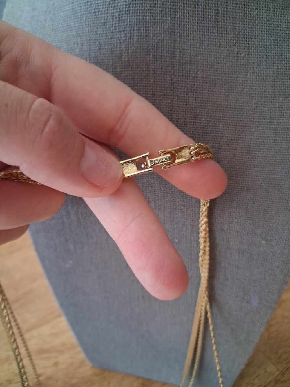 Multistrand Monet chain necklace - Picture 3 of 3